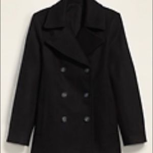 Black Old Navy Soft-brushed Women’s Peacoat-XL